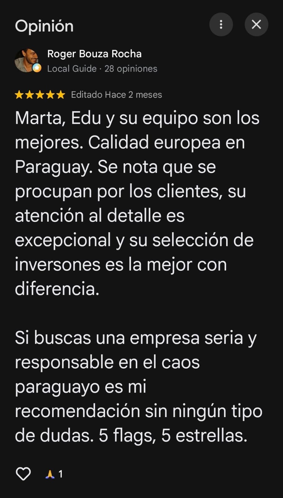 Testimonio